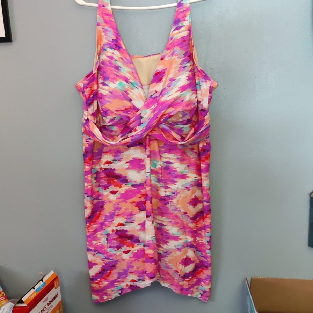 Swimsuits For All Colorful Two-Piece Swimsuit